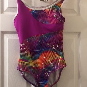 Girls gymnastics leotard (comes with a Scrunchie)